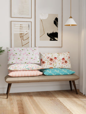 Ivy Microfibre 125 GSM Maroon Morocco Double Size Bedsheet with 2 Pillow Covers