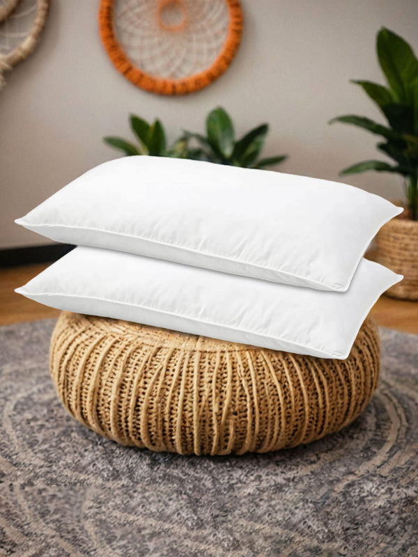 DreamEase White Solid Pillows - Pack of 2