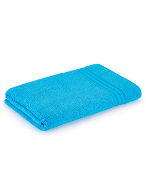 Be Bold 450 GSM 100% Cotton Blue Large Towel - Pack of 1 (150 L cm x 75 W cm)