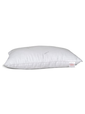 Home Easy 100% Cotton 200 TC White Soft Pillow - Set of 1 (17 x 27 inches)