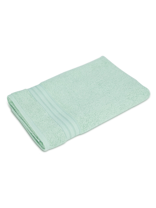 Home Easy 100% Cotton 450 GSM Green Bath Towel - Pack of 1 (150 L cm x 75 W cm)