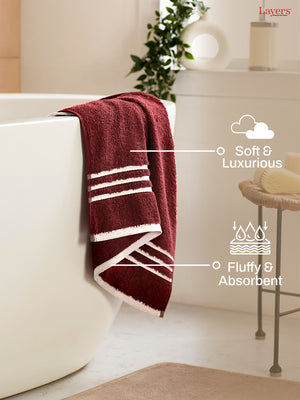 Tuscany 100% Cotton 380 GSM Brown Solid Bath Towel - Pack of 1 (150 L cm x 70 W cm)