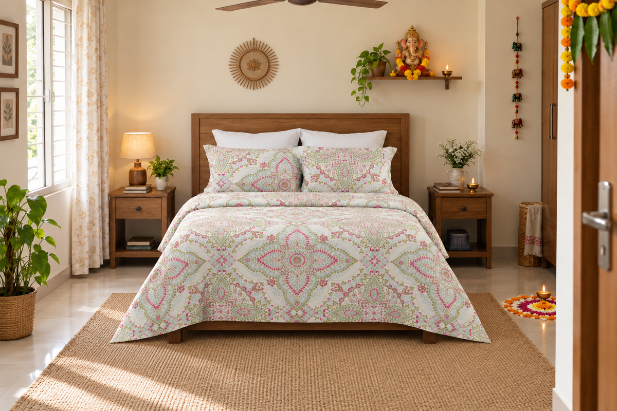  A new print or a brighter colour can instantly change the mood of the room