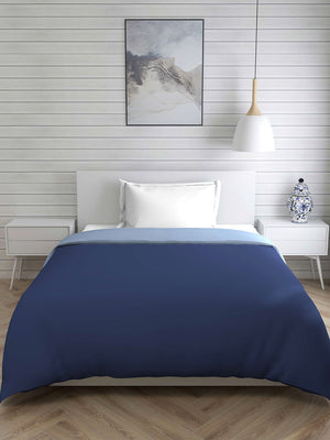 Savona 120 GSM Navy Single Reversible Comforter - Pack of 1