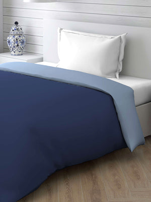 Savona 120 GSM Navy Single Reversible Comforter - Pack of 1
