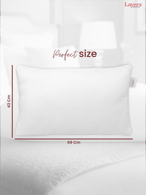 Sleepy Tales White Super Soft Air Light Pillow - Pack of 1