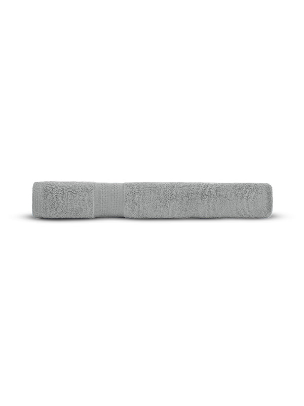 Cotton Plus 480 GSM 100% Cotton Grey Bath Towel - Pack of 1 (140 L cm x 70 W cm)