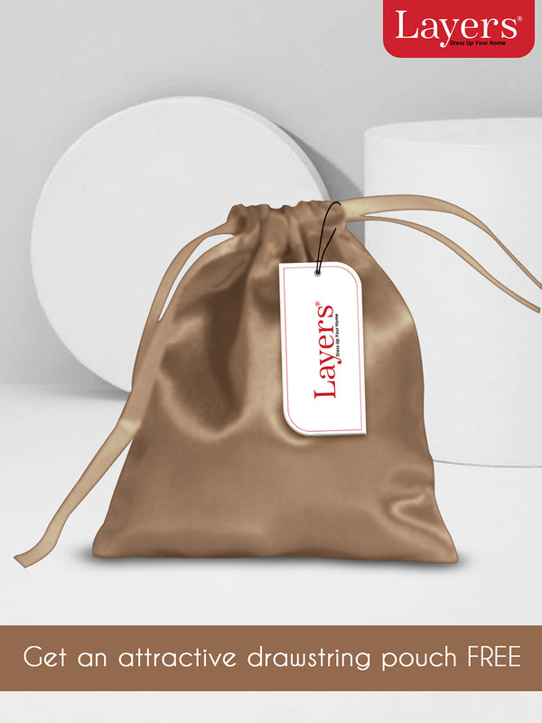 Micro Silky Satin 85 GSM Copper Pillow Covers - Pack of 2