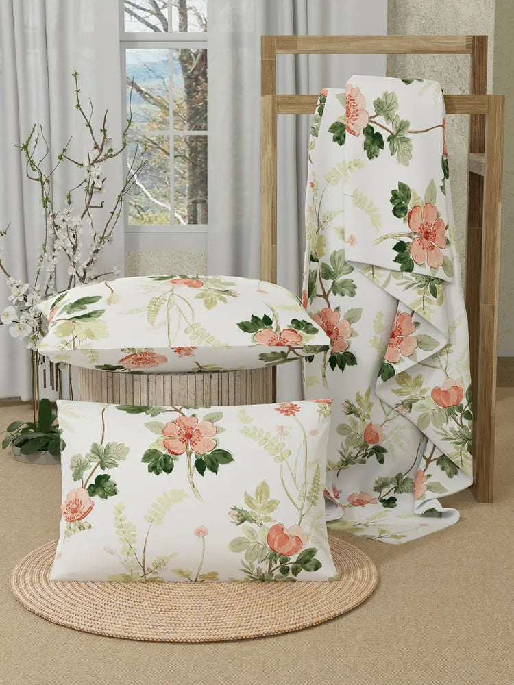 Soft cotton bedsheet with elegant modern design – Layers India