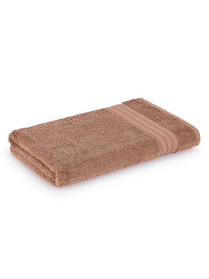 Home Easy 450 GSM 100% Cotton Beige Large Towel - Pack of 1