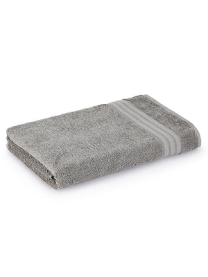 Be Bold 450 GSM 100% Cotton Grey Large Towel - Pack of 1