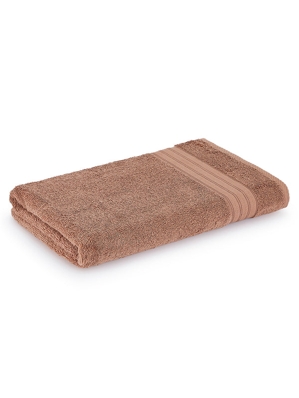 Be Bold 450 GSM 100% Cotton Brown Large Towel - Pack of 1
