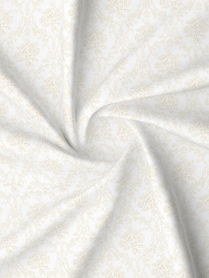 100% Cotton King Bedsheet Set, 144 TC Printed, Lumina Floret