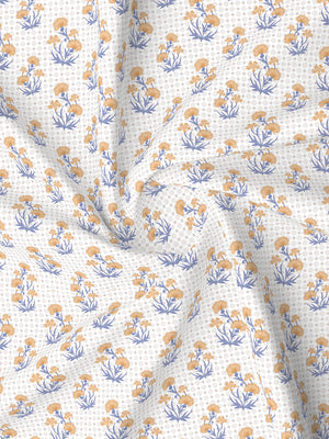 100% Cotton King Bedsheet Set, 144 TC Printed, Lumina Floret