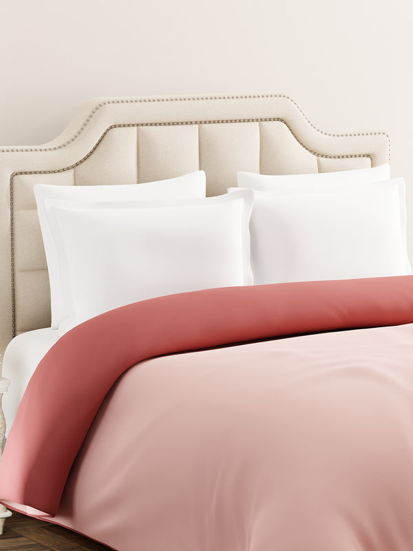 Double Reversible Comforter, Pink (94 inches L x 87 inches W), BasicX Collection