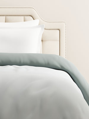 Single Reversible Comforter, Grey (87 inches L x 60 inches W), BasicX Collection