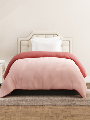 Single Reversible Comforter, Pink (2.20 L x 1.52 W meters), Forever Collection