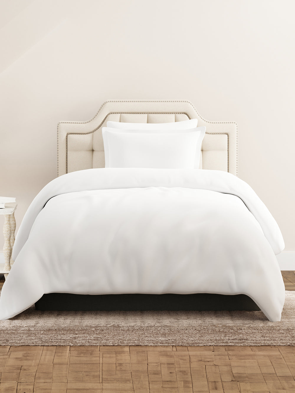 Single Reversible Comforter, White (2.20 L x 1.52 W meters), Forever Collection