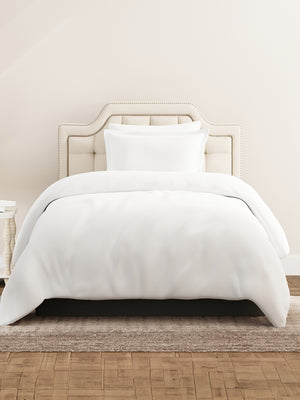 Single Reversible Comforter, White (2.20 L x 1.52 W meters), Forever Collection