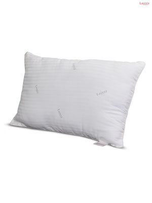 Home Easy 100% Cotton 200 TC White Soft Pillow - Set of 1 (17 x 27 inches)