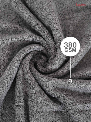 100% Cotton Bath Towel, 380 GSM, Pack of 1, Everfresh Collection