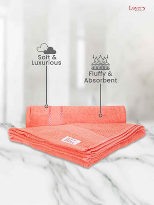 100% Cotton Bath Towel, 380 GSM, Pack of 1, Everfresh Collection