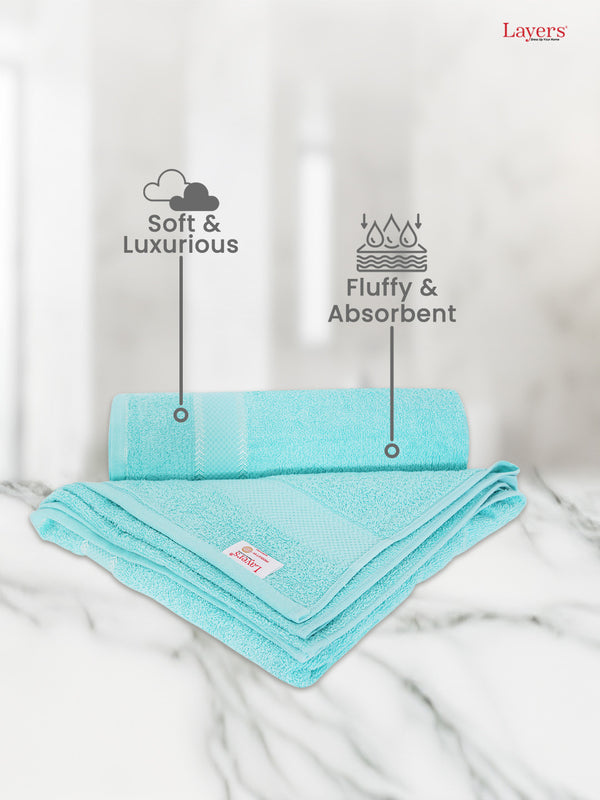 100% Cotton Bath Towel, 380 GSM, Pack of 1, Everfresh Collection