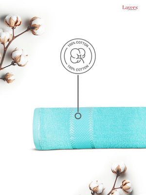 100% Cotton Bath Towel, 380 GSM, Pack of 1, Everfresh Collection
