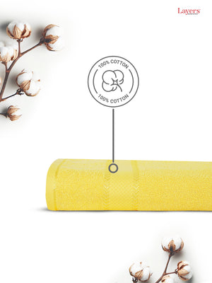100% Cotton Bath Towel, 380 GSM, Pack of 1, Everfresh Collection