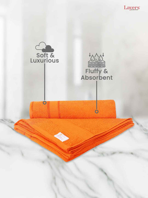 100% Cotton Bath Towel, 380 GSM, Pack of 1, Everfresh Collection