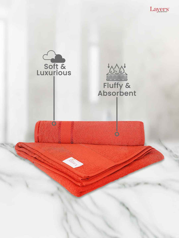 100% Cotton Bath Towel, 380 GSM, Pack of 1, Everfresh Collection