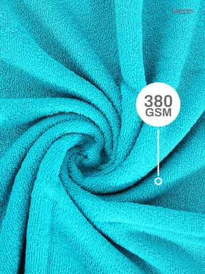 100% Cotton Bath Towel, 380 GSM, Pack of 1, Everfresh Collection