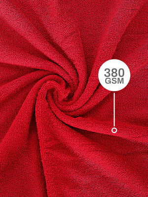 100% Cotton 380 GSM Bath Towel - Pack of 1 (Maroon), Everfresh Collection