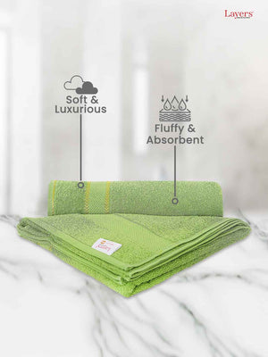 100% Cotton Bath Towel, 380 GSM, Pack of 1, Everfresh Collection