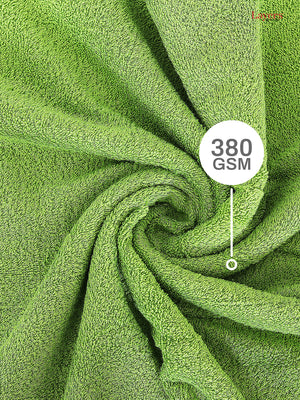 100% Cotton 380 GSM Bath Towel - Pack of 1 (Green), Everfresh Collection