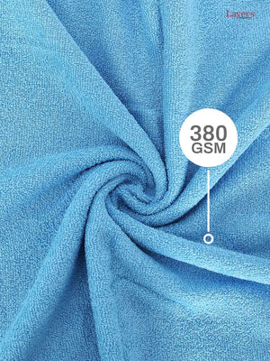 100% Cotton Bath Towel, 380 GSM, Pack of 2, Everfresh Collection