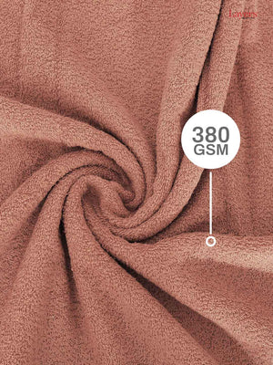 100% Cotton Bath Towel, 380 GSM, Pack of 2, Everfresh Collection