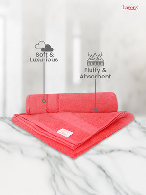 100% Cotton Hand Towels, 380 GSM, Pack of 6, Everfresh Collection