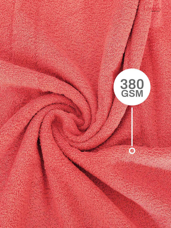 100% Cotton Hand Towels, 380 GSM, Pack of 6, Everfresh Collection