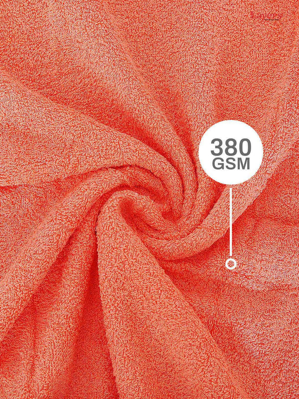 100% Cotton Hand Towels, 380 GSM, Pack of 6, Everfresh Collection