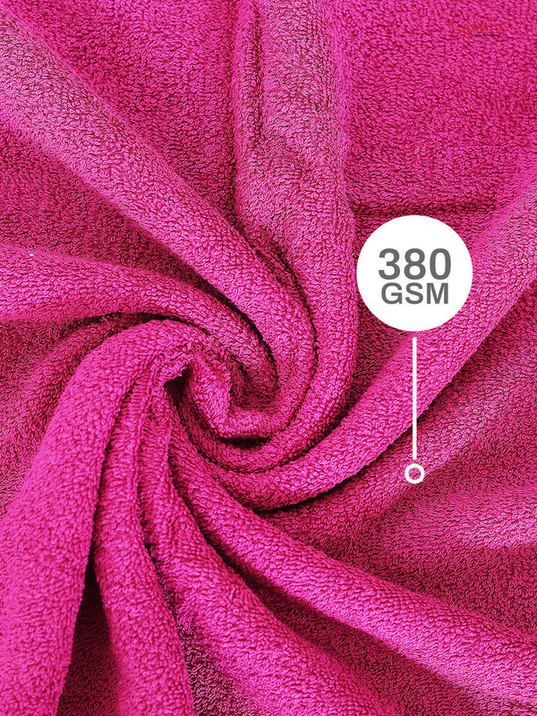 100% Cotton Hand Towels, 380 GSM, Pack of 6, Everfresh Collection