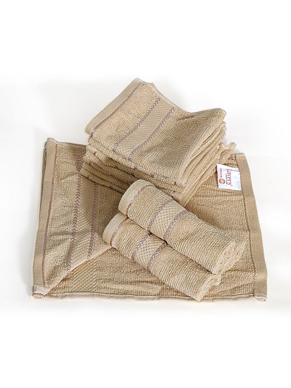 100% Cotton Face Towels, 380 GSM, Pack of 12, Everfresh Collection