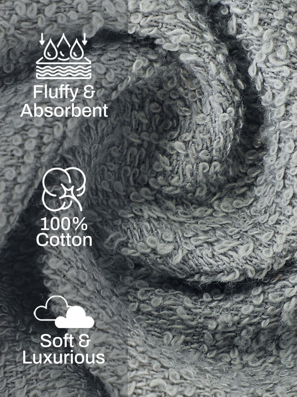 100% Cotton Face Towels, 380 GSM, Pack of 12, Everfresh Collection