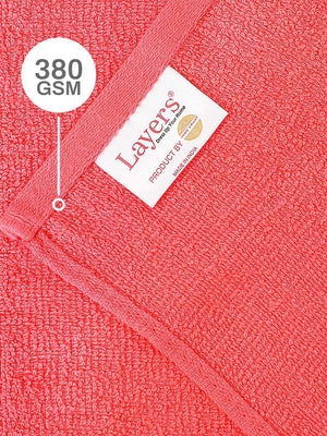 100% Cotton Face Towels, 380 GSM, Pack of 12, Everfresh Collection