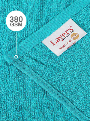 100% Cotton Face Towels, 380 GSM, Pack of 12, Everfresh Collection