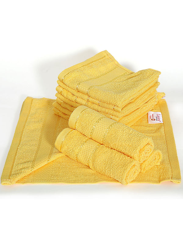 100% Cotton Face Towels, 380 GSM, Pack of 12, Everfresh Collection