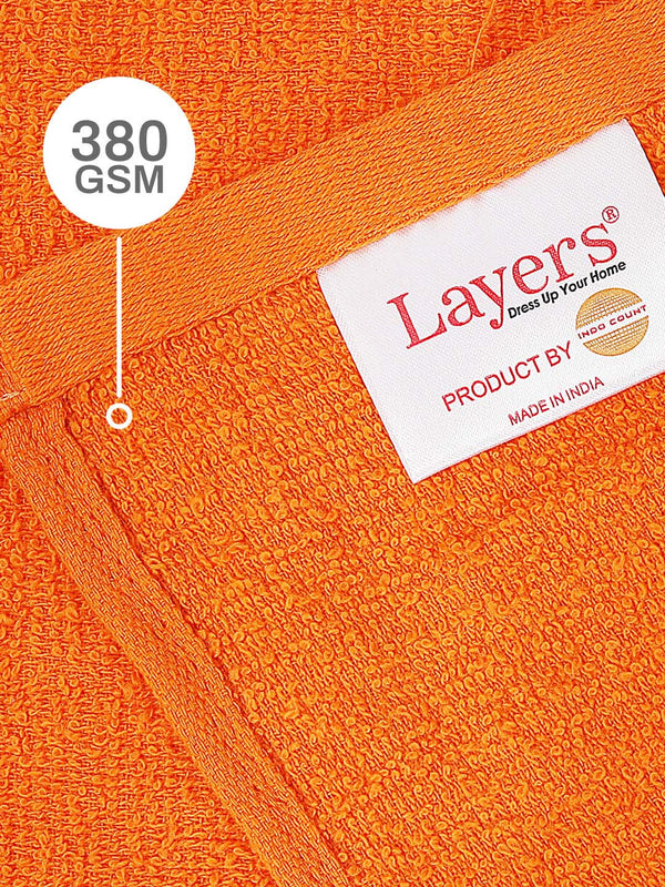 100% Cotton Face Towels, 380 GSM, Pack of 12, Everfresh Collection