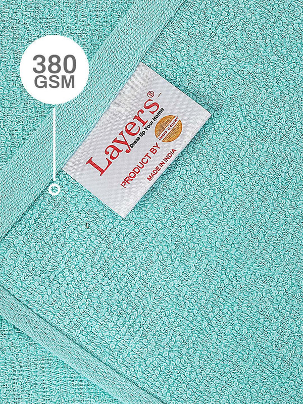 100% Cotton Face Towels, 380 GSM, Pack of 12, Everfresh Collection