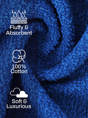 100% Cotton Face Towels, 380 GSM, Pack of 12, Everfresh Collection