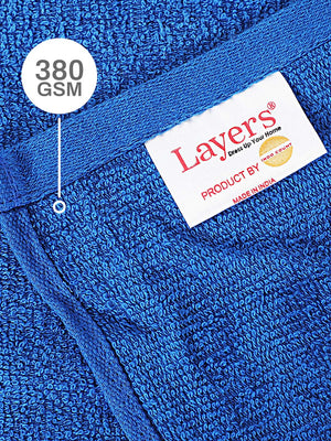 100% Cotton Face Towels, 380 GSM, Pack of 12, Everfresh Collection